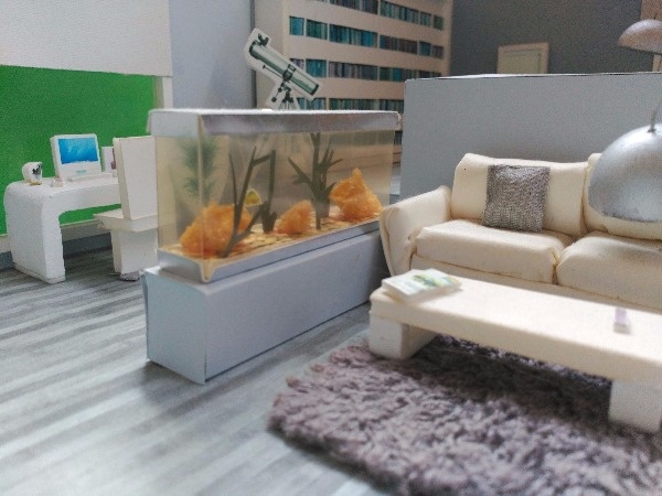 Línea discontínua. Salón