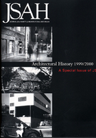 Portada da revista JSAH