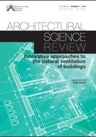 Portada da revista Architectural Science Review
