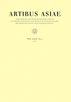 Portada da revista Artibus Asiae