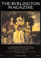 Portada da revista  The Burlington magazine