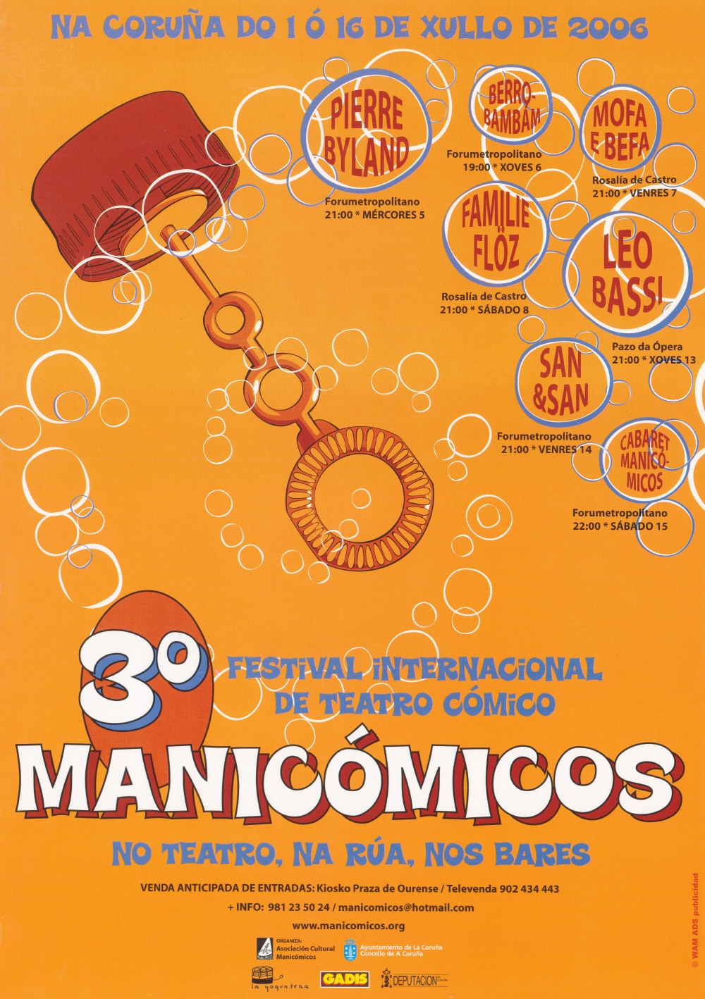Cartel Terceiro Festival Manicómicos (c) Cartel Terceiro Festival Manicómicos