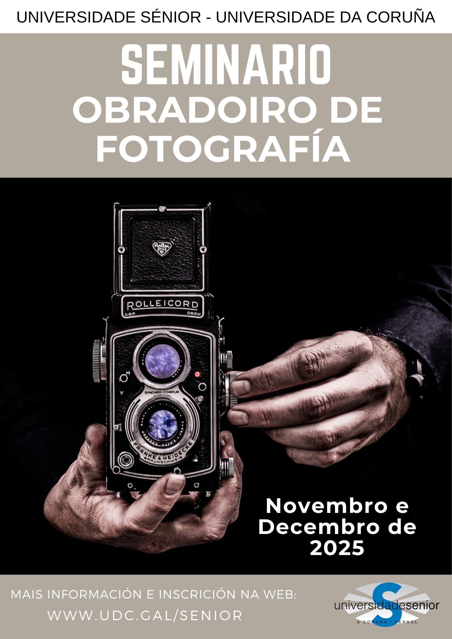 Cartaz Seminario Fotografía 2025