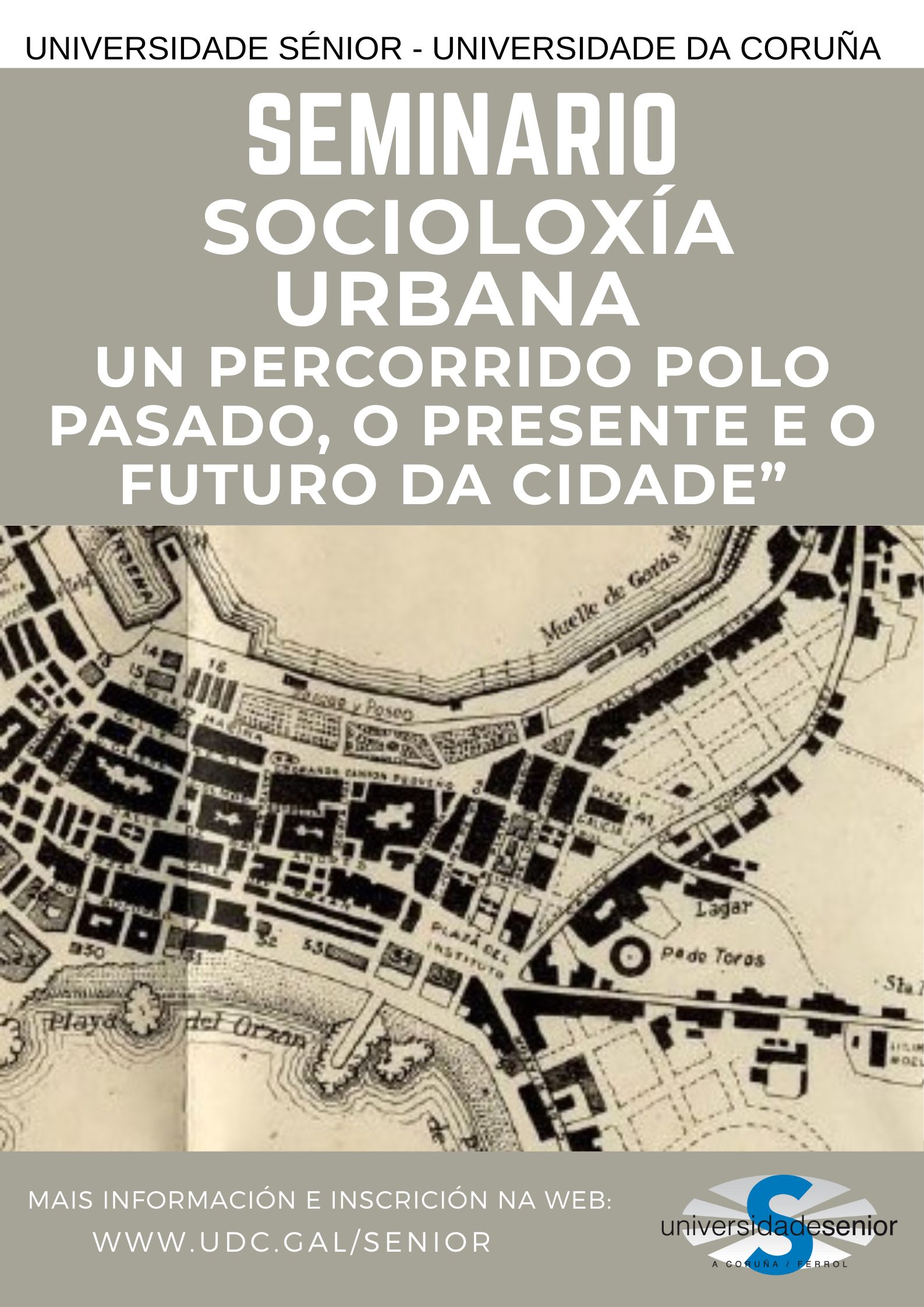 Cartaz Seminario Socioloxía Urbana 2025-2026